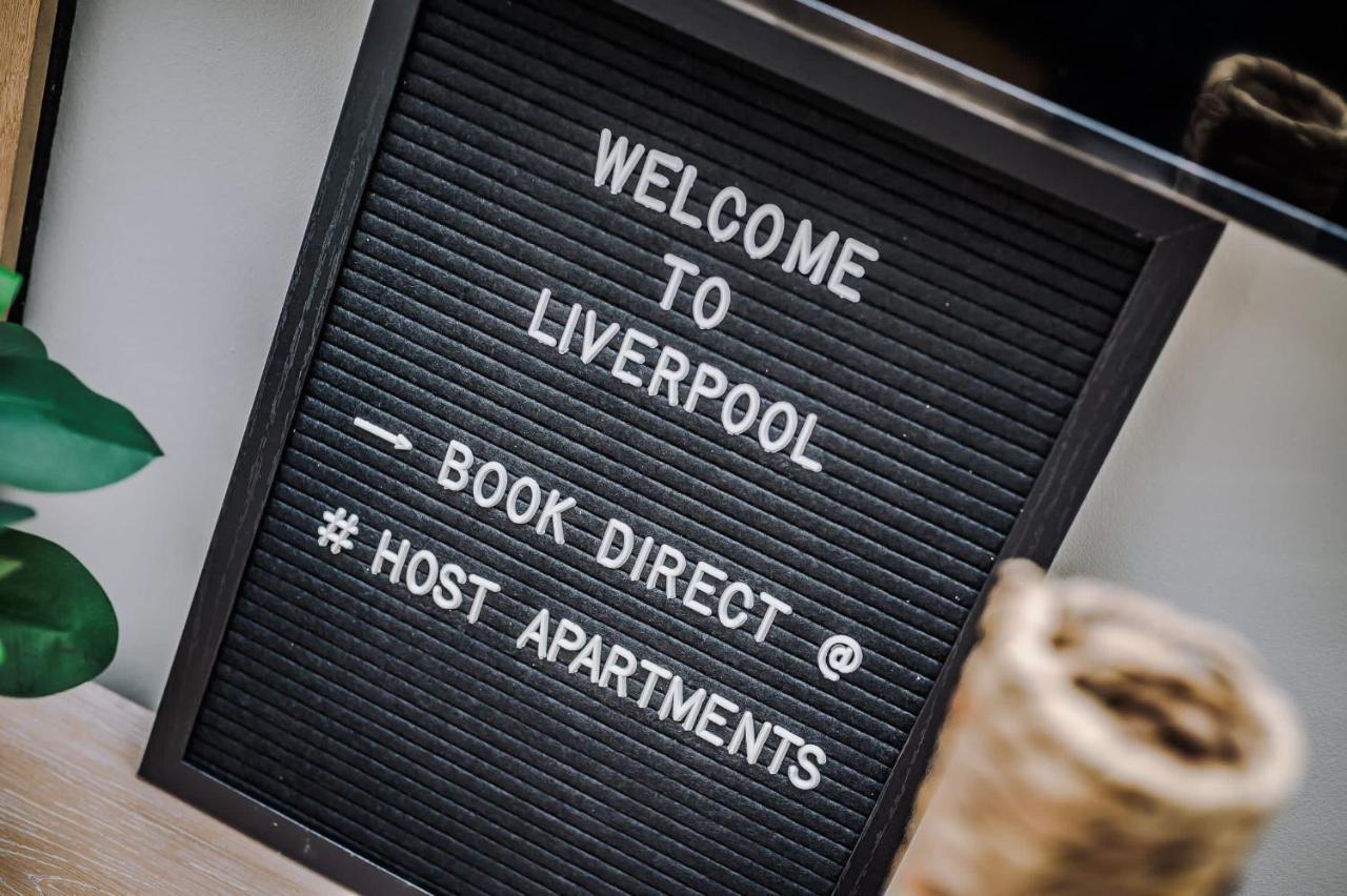 Host Apartments - Contemporary 3 Bed Apt With Balcony - Perfect For Long Stays リヴァプール エクステリア 写真